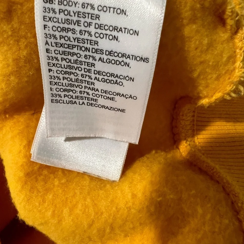 The North Face yellow mustard  Hoodie men’s M